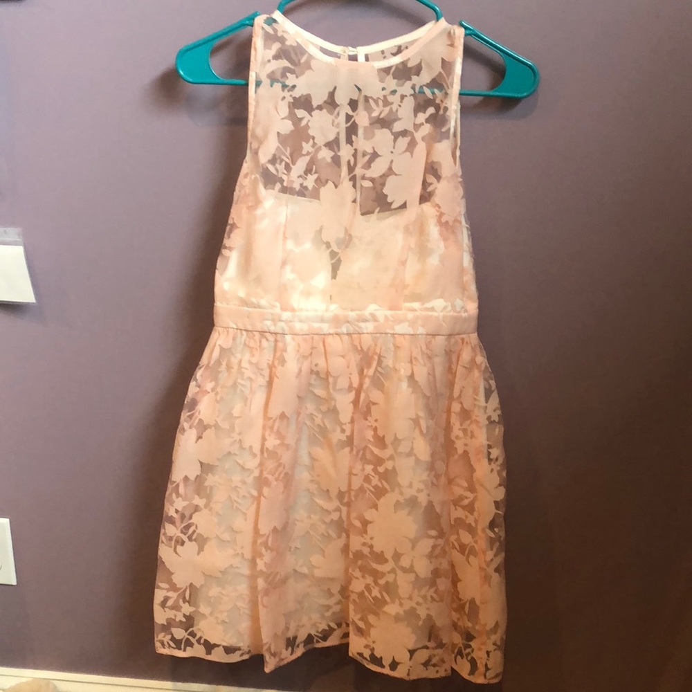 Pink Minuet short semi formal dress